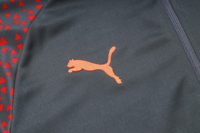 23-24 Manchester City High Quality Half Pull Tracksuit