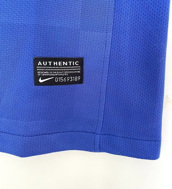 2010 Croatia Away Blue Retro Soccer Jersey