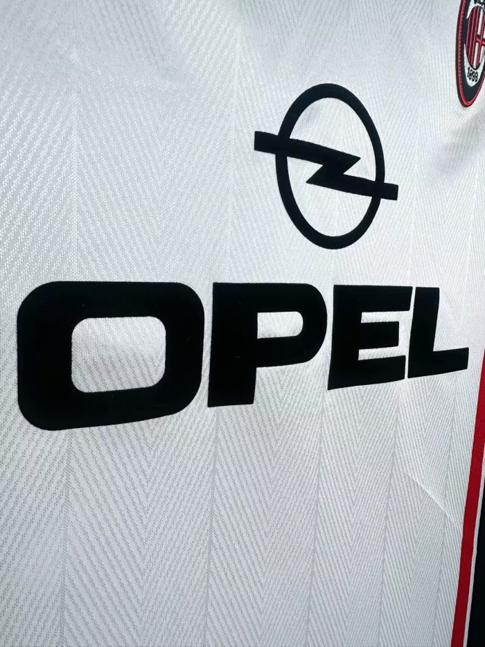 1997-1998 AC Milan Away Retro Soccer Jersey