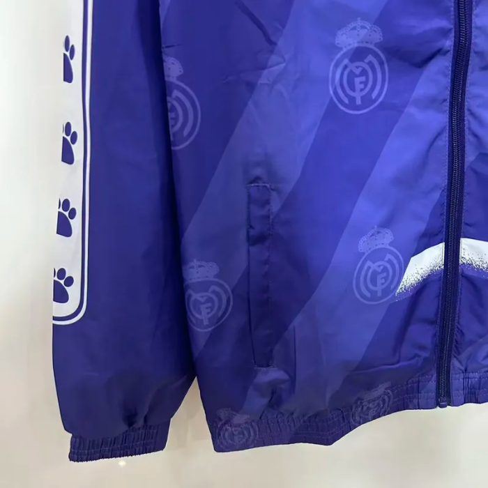 2025 Real Madrid New Pattern Windbreaker