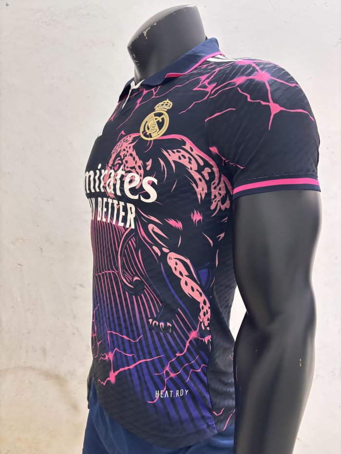 25-26 Real Madrid Special Edition Player Version Training Shirts 豹头