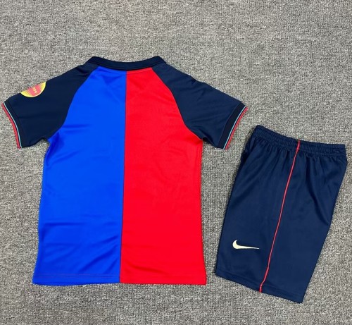 1999-2000 Barcelona Home Retro Kids Soccer Jersey