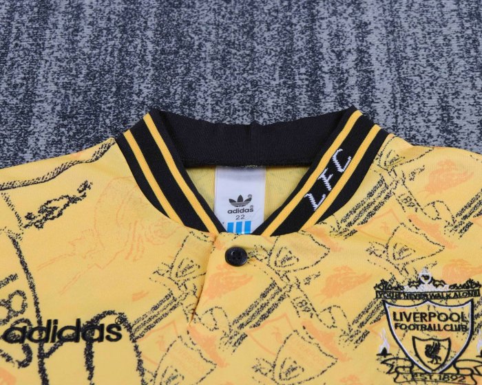 1994-1996 Liverpool Third Retro Kids Soccer Jersey