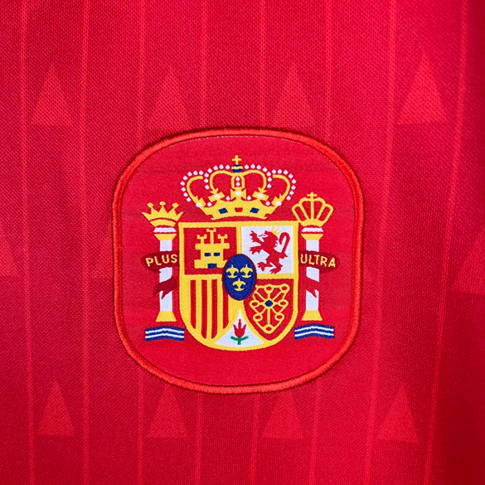 1988-1991 Spain Home Retro Soccer Jersey
