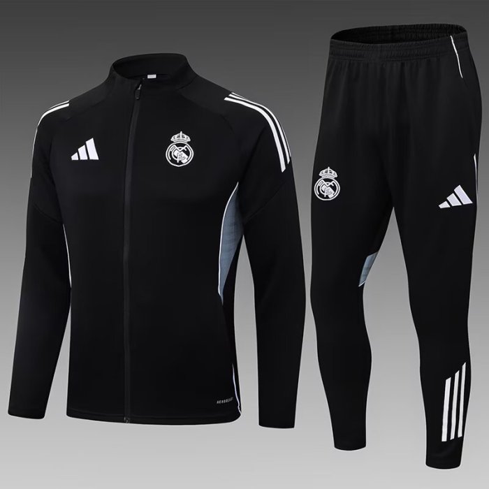 25-26 Real Madrid High Quality Half Pull Tracksuit