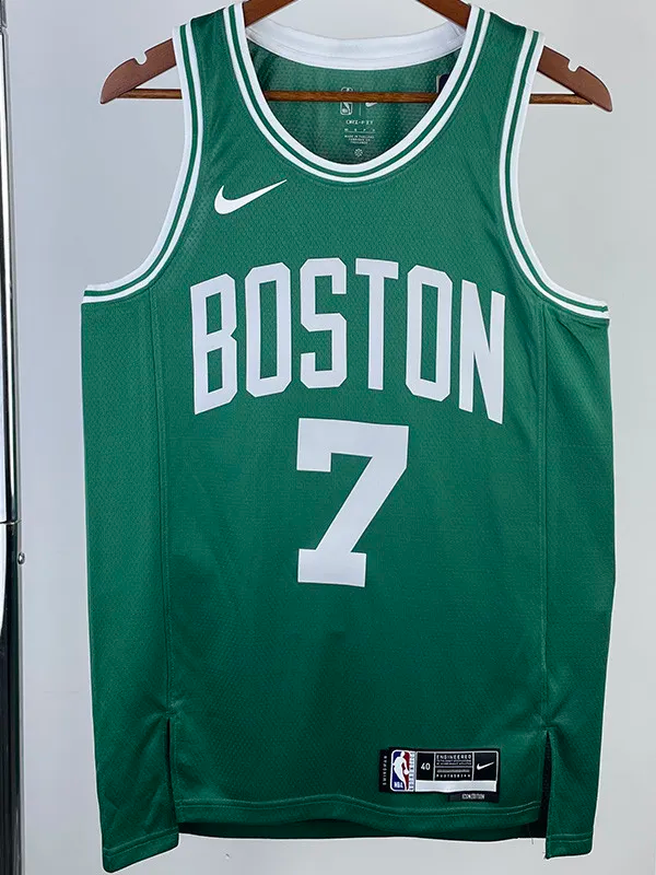 22-23 CELTICS BROWN #7 Green Top Quality Hot Pressing NBA Jersey