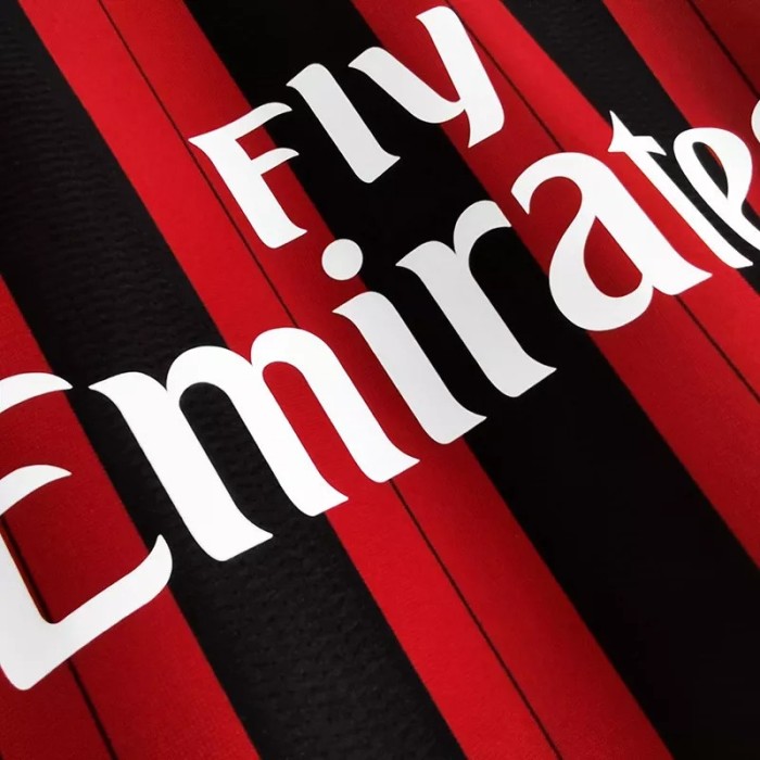 2013-2014 AC Milan Home Retro Soccer Jersey
