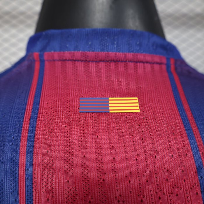 25-26 Barcelona Home Player Version Soccer Jersey