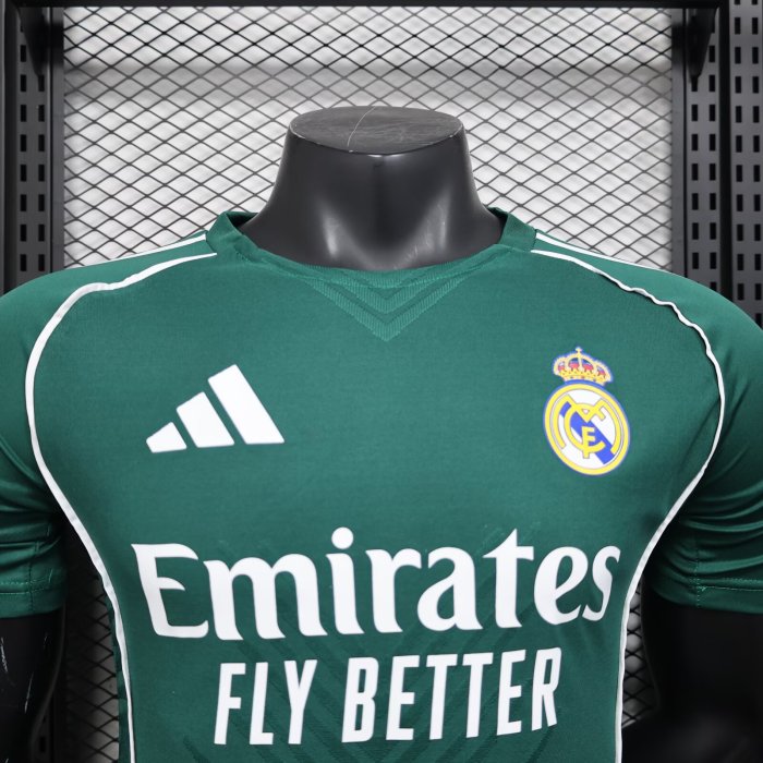 25-26 Real Madrid Green Special Edition Player Version Training Shirts