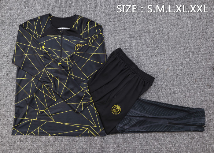 23-24 Paris Saint-Germain High Quality Half Pull Tracksuit