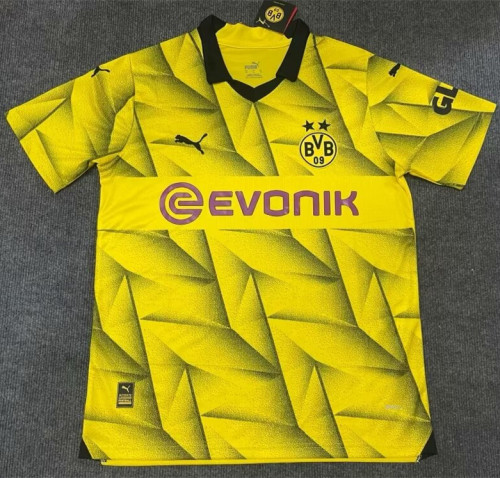 23-24 Dortmund Third Fans UCL Version(Have DORTMUND) Fans Soccer Jersey