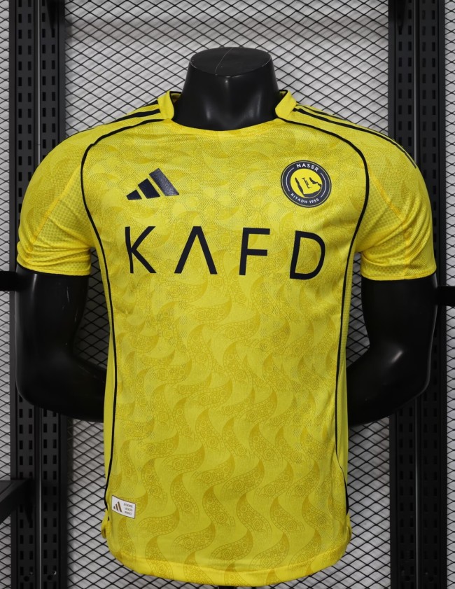 25-26 AL-Nassr Home Player Version Soccer Jersey