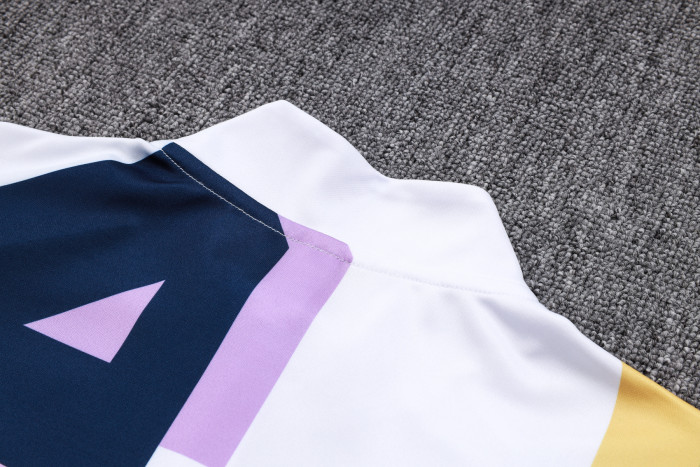 23-24 Real Madrid High Quality Half Pull Tracksuit