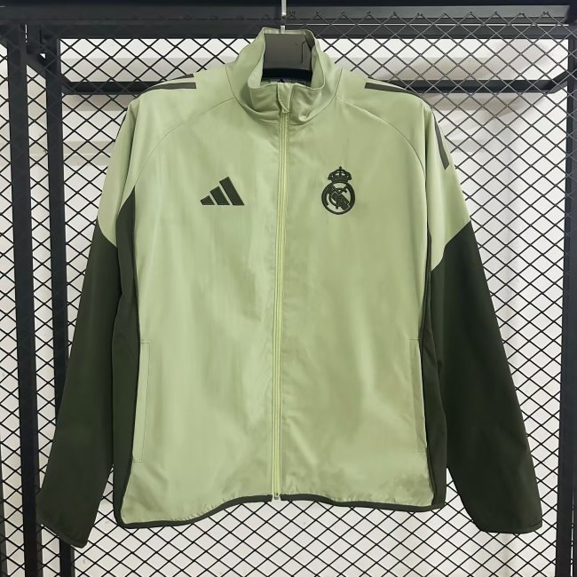 2025 Real Madrid New Pattern Windbreaker