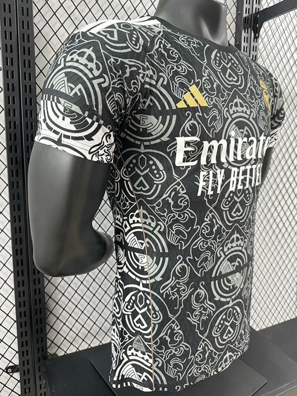 23-24 Real Madrid Black Special Edition Player Version Soccer Jersey