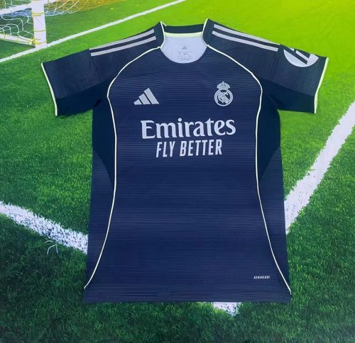25-26 Real Madrid Away Fans Soccer Jersey