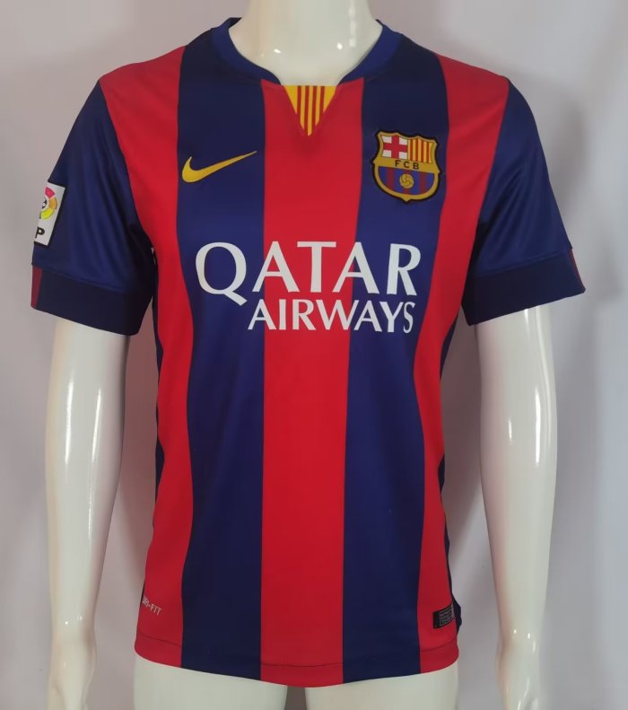 2014-2015 Barcelona Home Retro Soccer Jersey