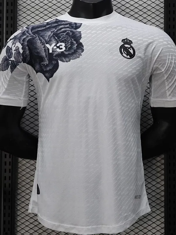 23-24 Real Madrid Y-3 White Player Version Soccer Jersey