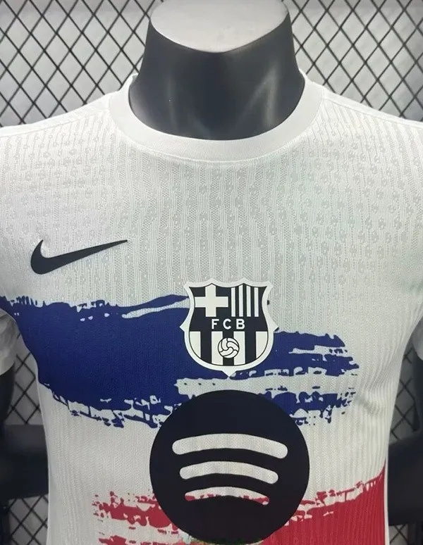25-26 Barcelona White Special Edition Player Version Training Shirts (黑标)