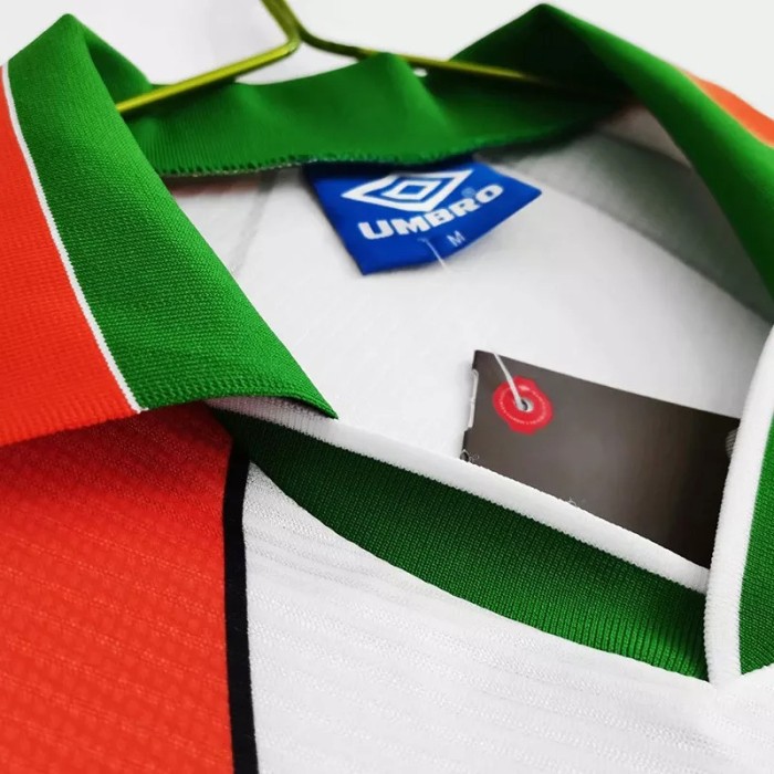 1994-1996 Ireland White Retro Soccer Jersey