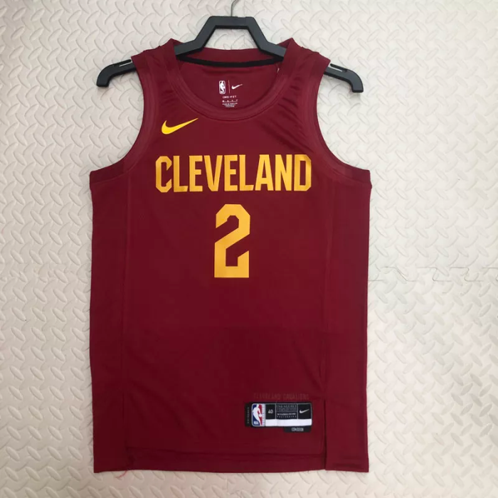 22-23 Cleveland Cavaliers IRVING #2 Red Top Quality Hot Pressing NBA Jersey