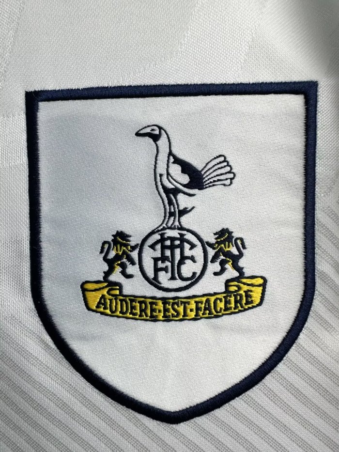 1993-1995 Tottenham Hotspur Home White Retro Soccer Jersey