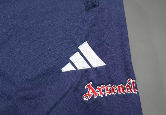 25-26 Arsenal Blue Hoodie Tracksuit