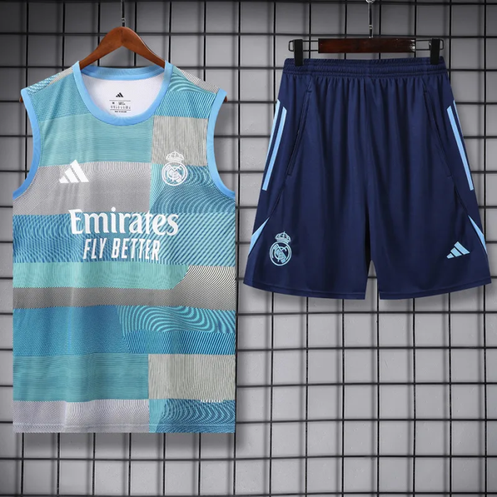 25-26 Real Madrid High Quality Tank Top And Shorts Suit
