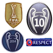 2014-2015 Real Madrid Home Long Sleeve Retro Soccer Jersey