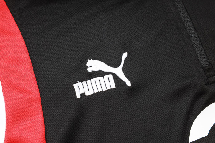 23-24 AC Milan High Quality Half Pull Tracksuit