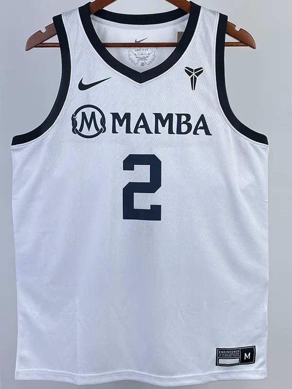 2023 LAKERS GIGI #2 White MAMBA Top Quality Hot Pressing NBA Jersey
