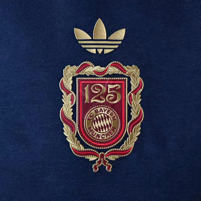 25-26 Bayern 125th Anniversary Royal blue Hoody (加绒)
