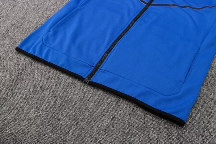 22-23 Tottenham Hotspur Blue Hoodie Jacket Tracksuit#F407
