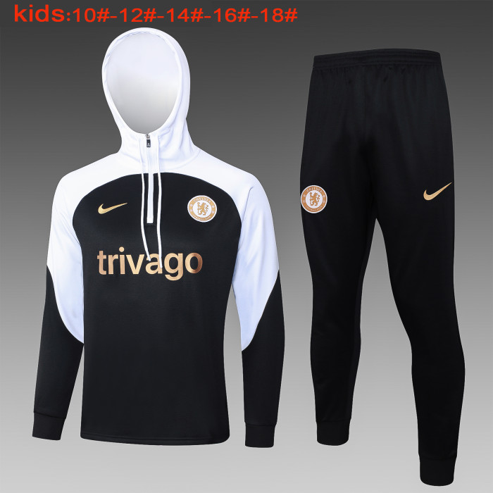 23-24 Chelsea High Quality Kids Hoodie Jacket Tracksuit