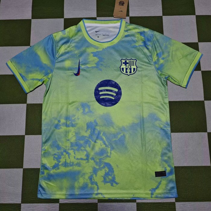 25-26 Barcelona Green Special Edition Fans Training Shirts
