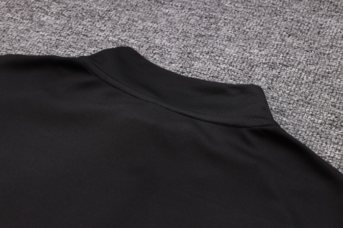 23-24 Real Madrid High Quality Half Pull Tracksuit