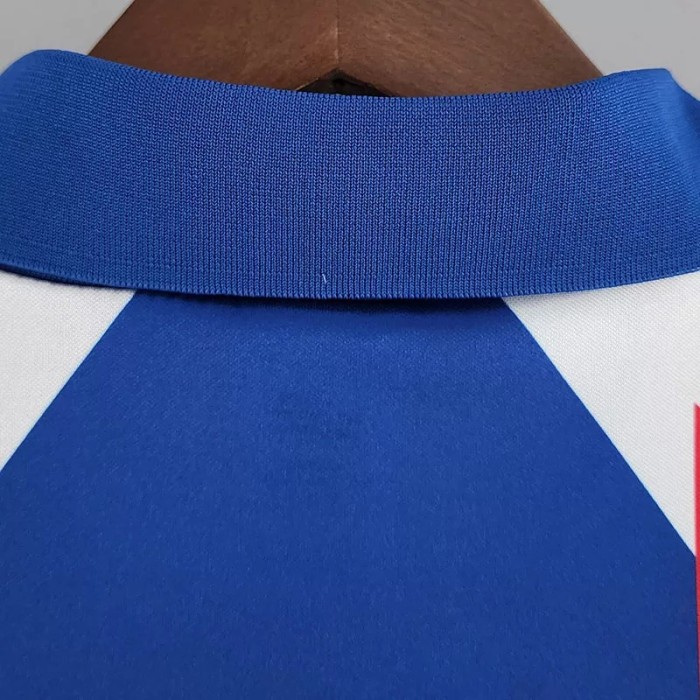 1988-1990 France Home Retro Soccer Jersey