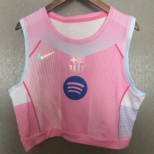 25-26 Barcelona Pink Women Yoga Vest (女)