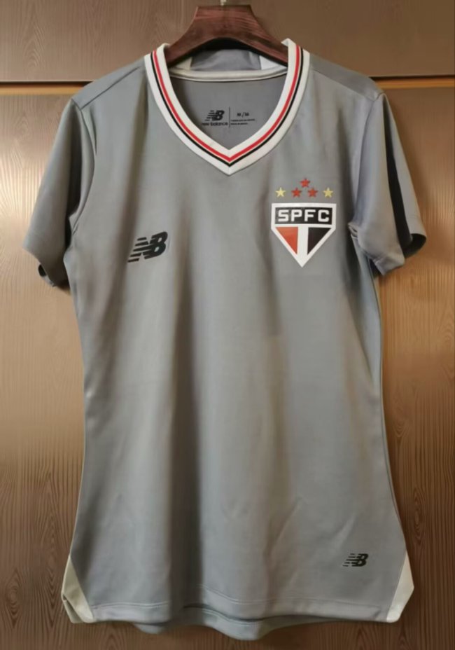 25-26 Sao Paulo Grey Women Soccer Jersey (女)
