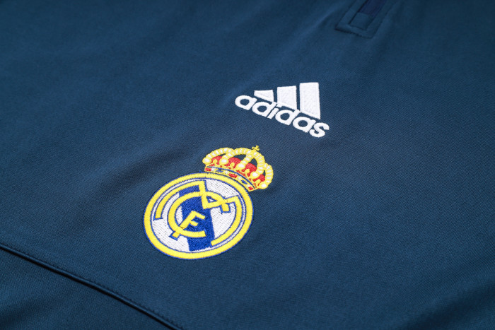 23-24 Real Madrid High Quality Half Pull Tracksuit