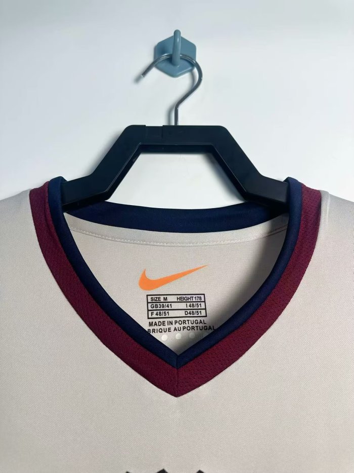 1998-1999 Barcelona Away Long Sleeve Retro Soccer Jersey