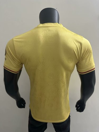 25-26 Bayern Yellow 125th Anniversary Player Version Soccer Jersey