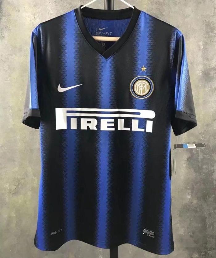 2010-2011 Inter Milan Home Retro Soccer Jersey