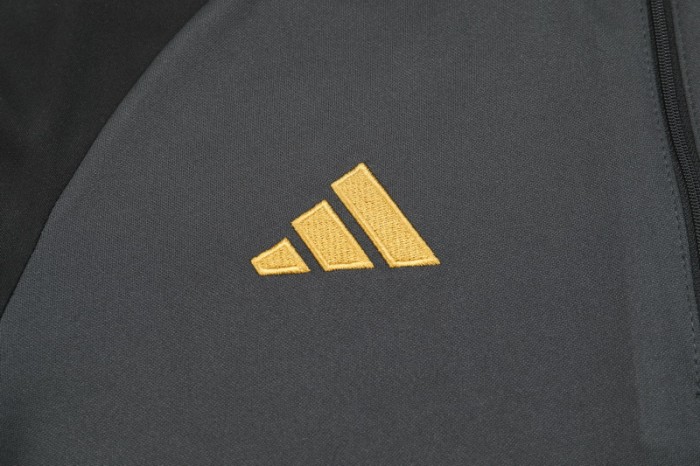 23-24 Real Madrid High Quality Half Pull Tracksuit