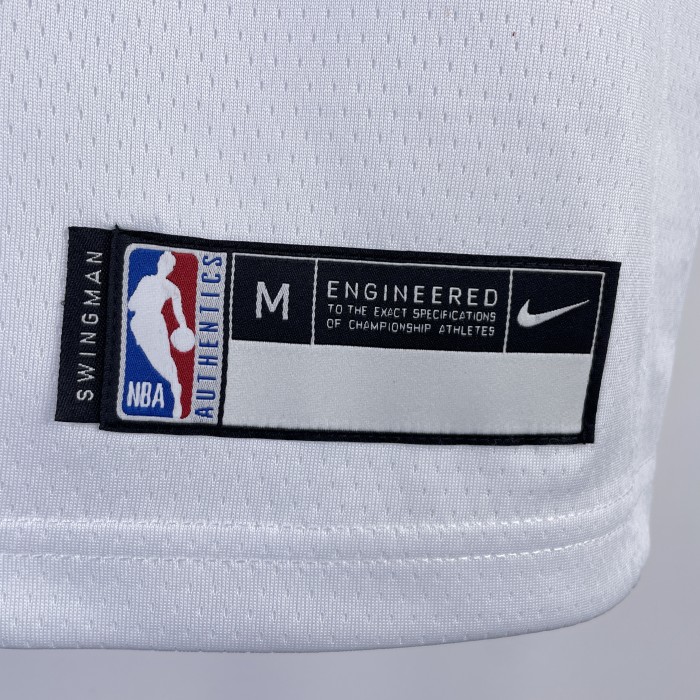 2023 GRIZZLIES MORANT #12 White Top Quality Hot Pressing Kids NBA Jersey