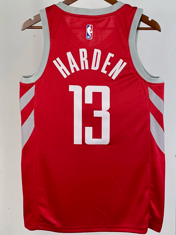 2018-19 ROCKETS HARDEN #13 Red Away Top Quality Hot Pressing NBA Jersey