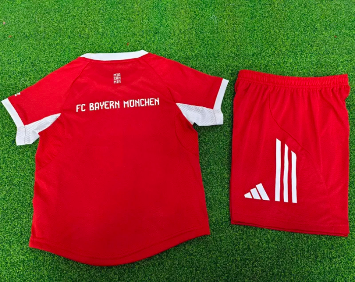 25-26 Bayern Home Kids Player Version Soccer Jersey (球员童装)
