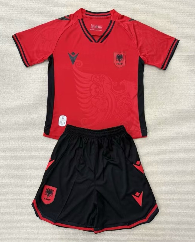 25-26 Albania  Home Fans  Adult Suit