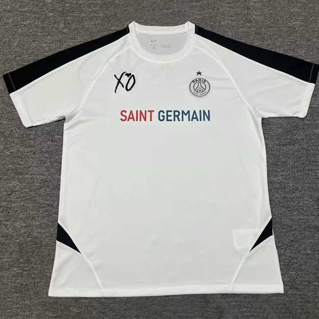 25-26 Paris Saint-Germain White XO Special Edition Fans Training shirts 1:1 Thai Quality