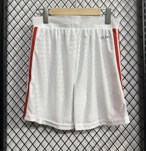 25-26 Japan White Player Version Shorts Pants